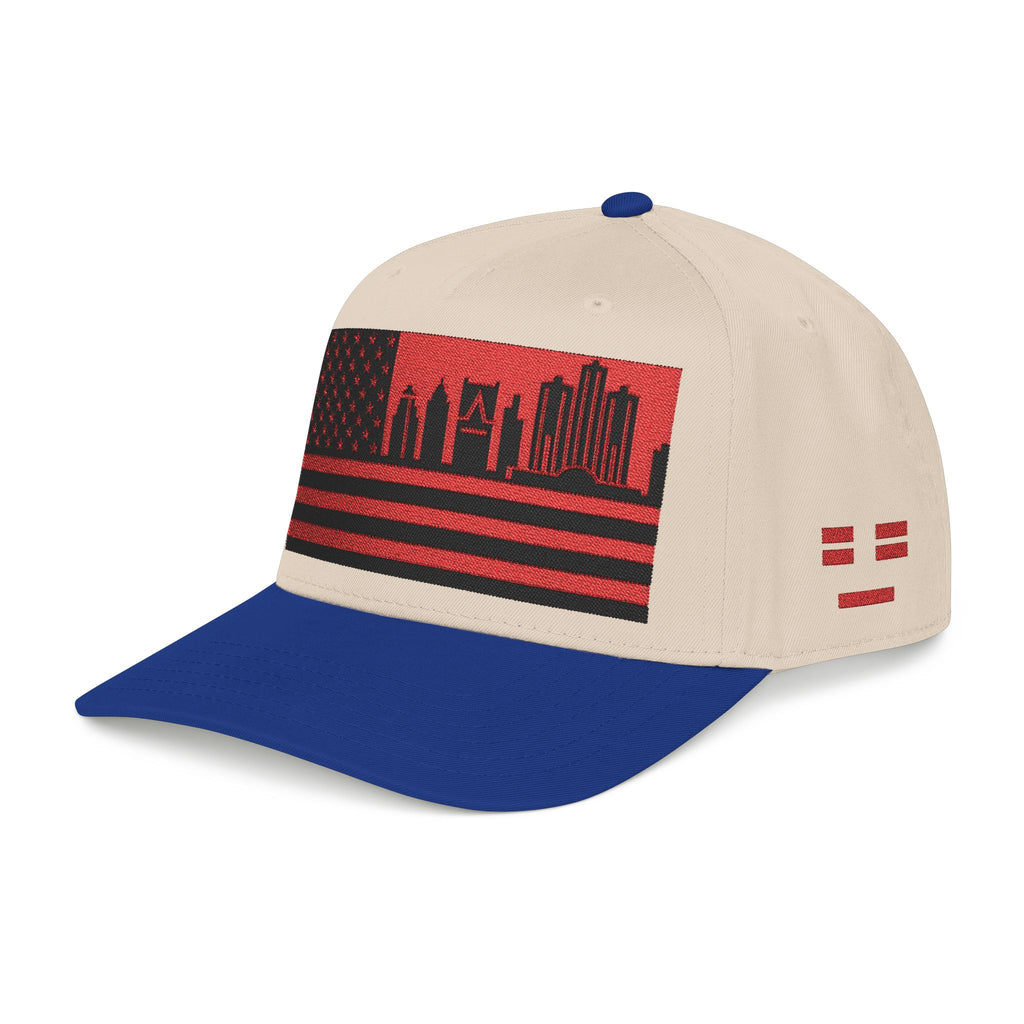 Detroit City Skyline Cap - Red/Black Flag