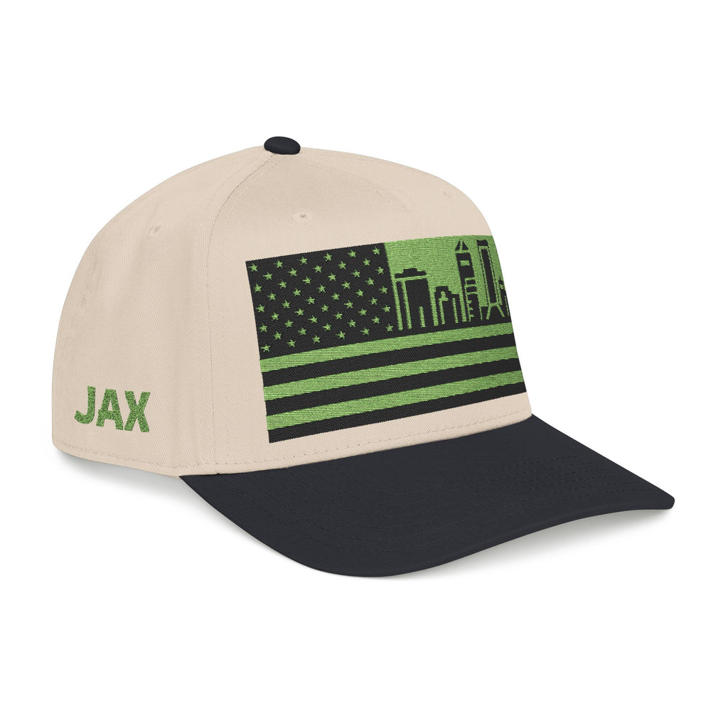 Jacksonville City Skyline Cap - Light Green/Black