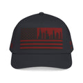 Chicago City Skyline Cap - Maroon/Black Flag