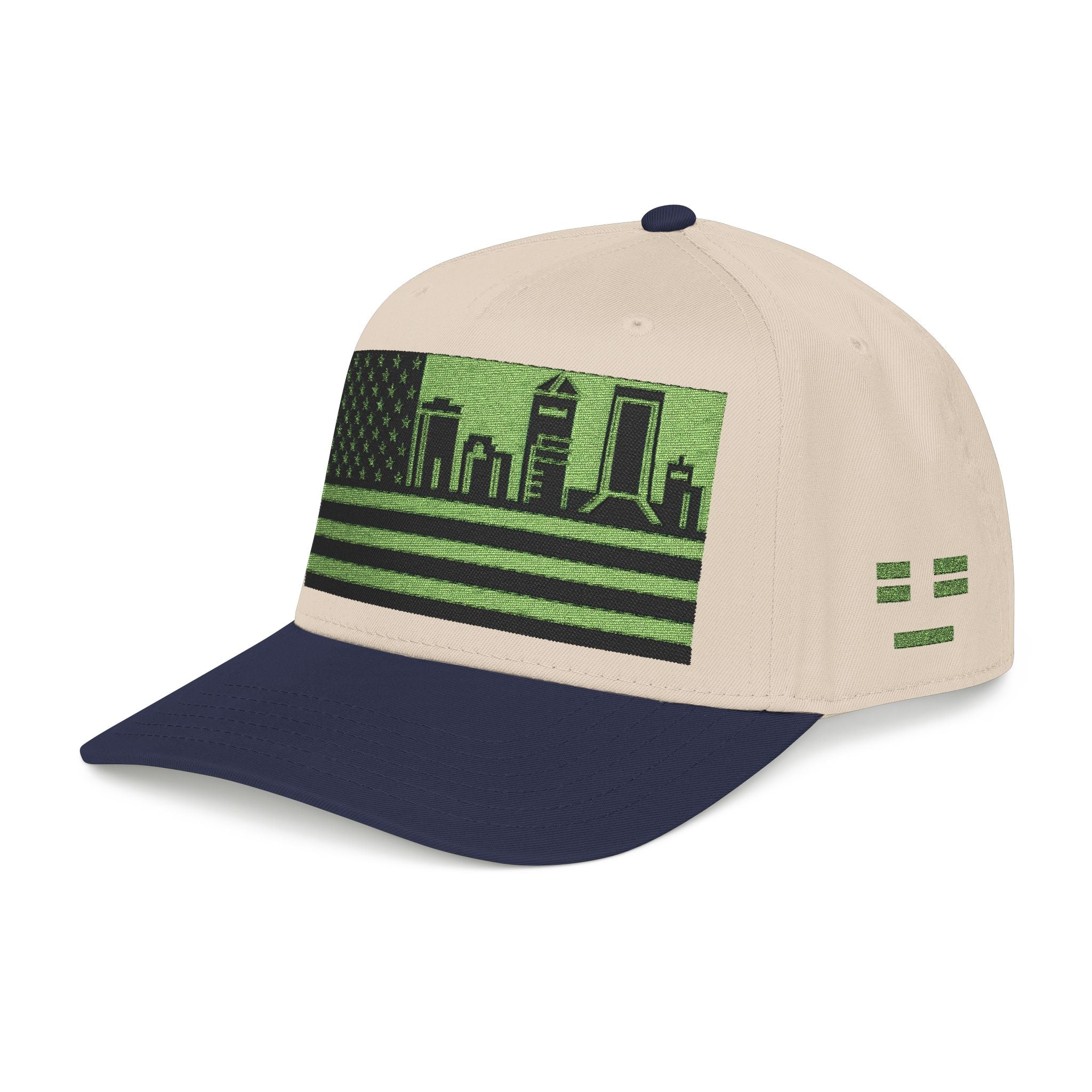 Jacksonville City Skyline Cap - Light Green/Black