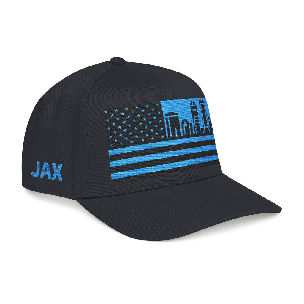Jacksonville City Skyline Cap - Light Blue/Black