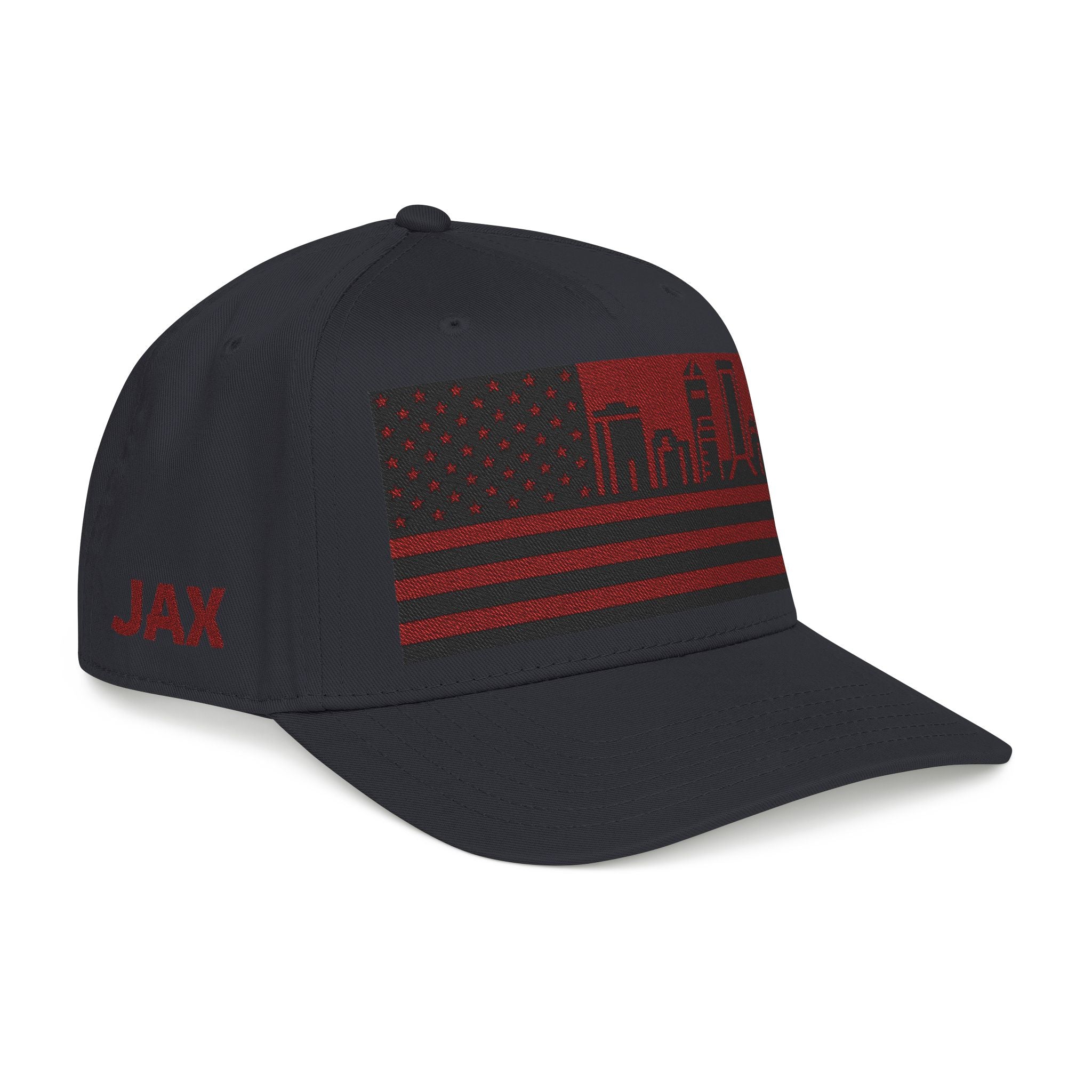 Jacksonville City Skyline Cap - Maroon/Black