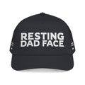 Resting Dad Face Cap - White Embroidery