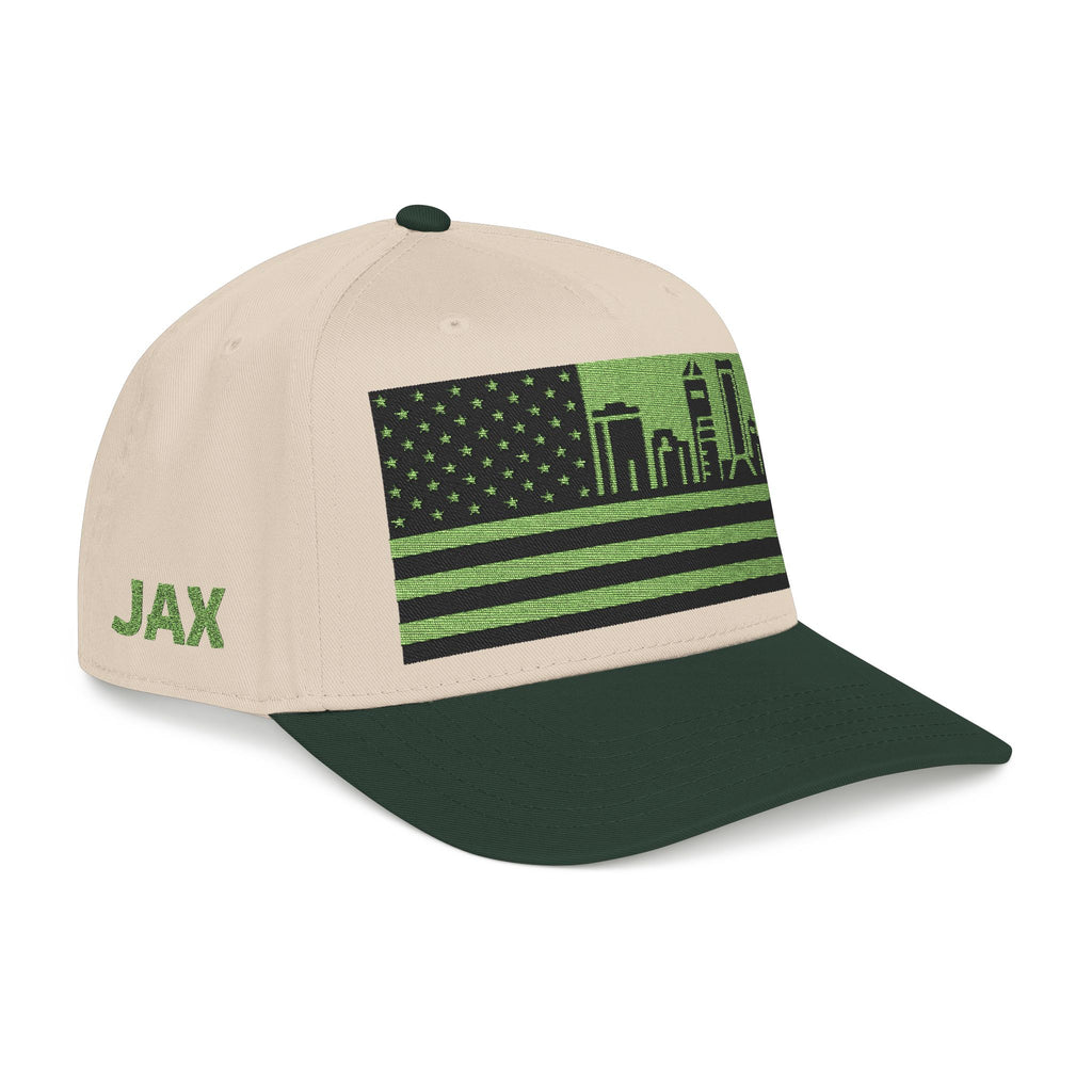 Jacksonville City Skyline Cap - Light Green/Black