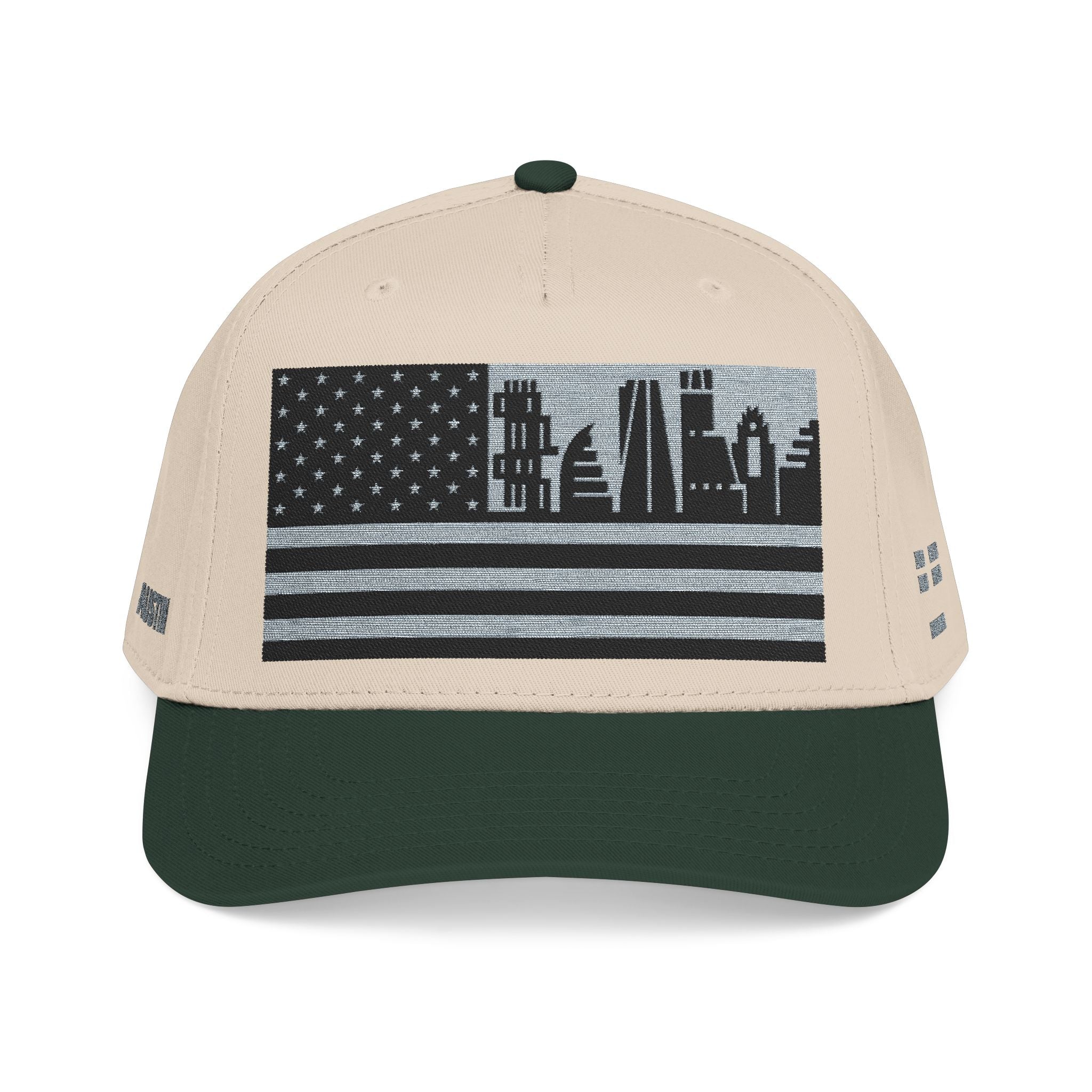 Austin City Skyline Cap - Grey/Black Flag
