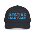 Resting Dad Face Cap - Light Blue Embroidery