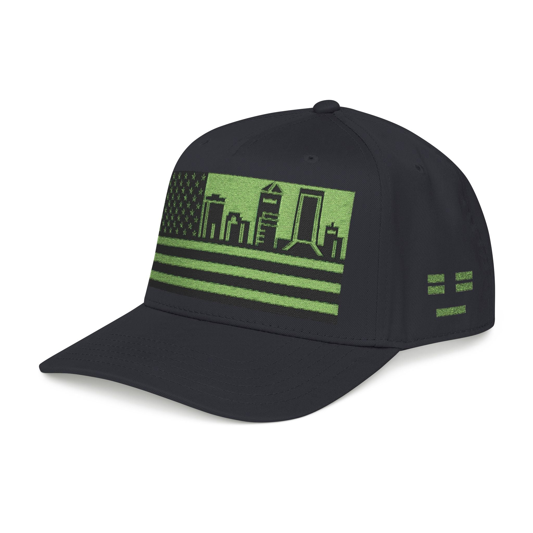 Jacksonville City Skyline Cap - Light Green/Black