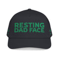 Resting Dad Face Cap - Green Embroidery