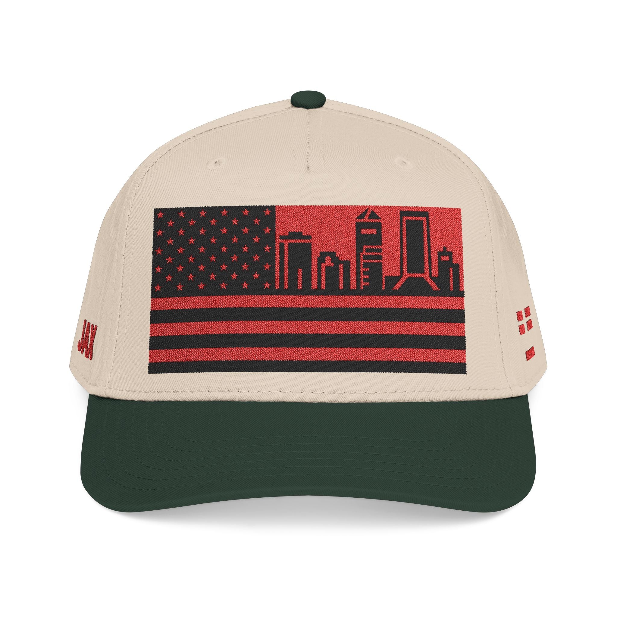 Jacksonville City Skyline Cap - Red/Black