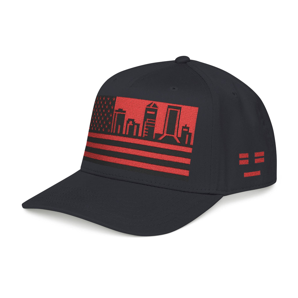 Jacksonville City Skyline Cap - Red/Black