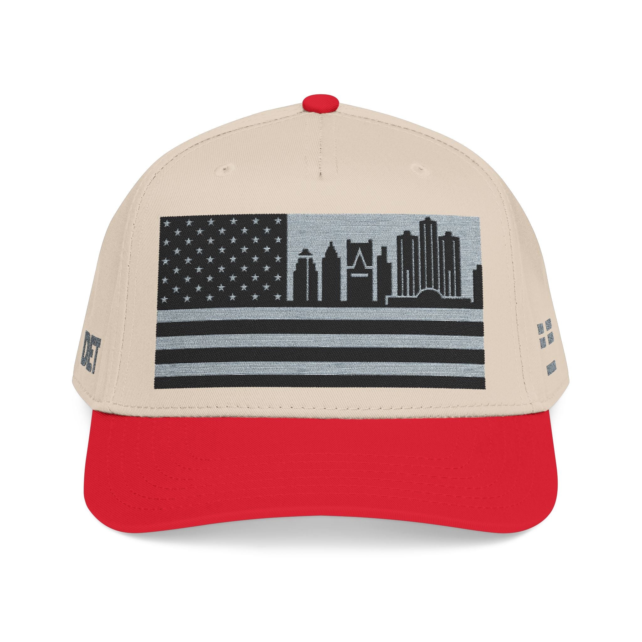 Detroit City Skyline Cap - Grey/Black Flag