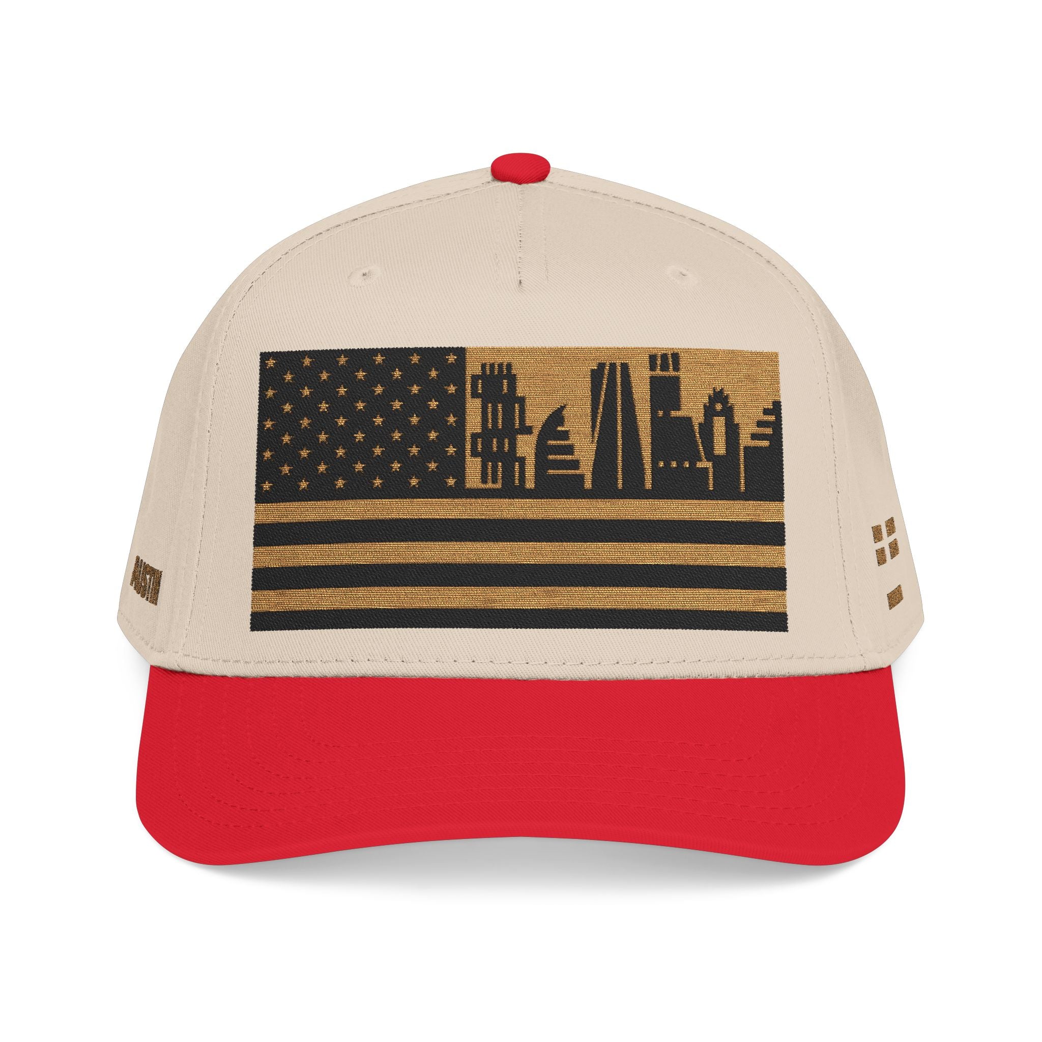 Austin City Skyline Cap - Gold/Black Flag