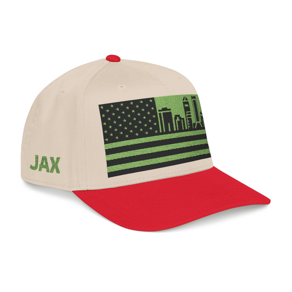 Jacksonville City Skyline Cap - Light Green/Black
