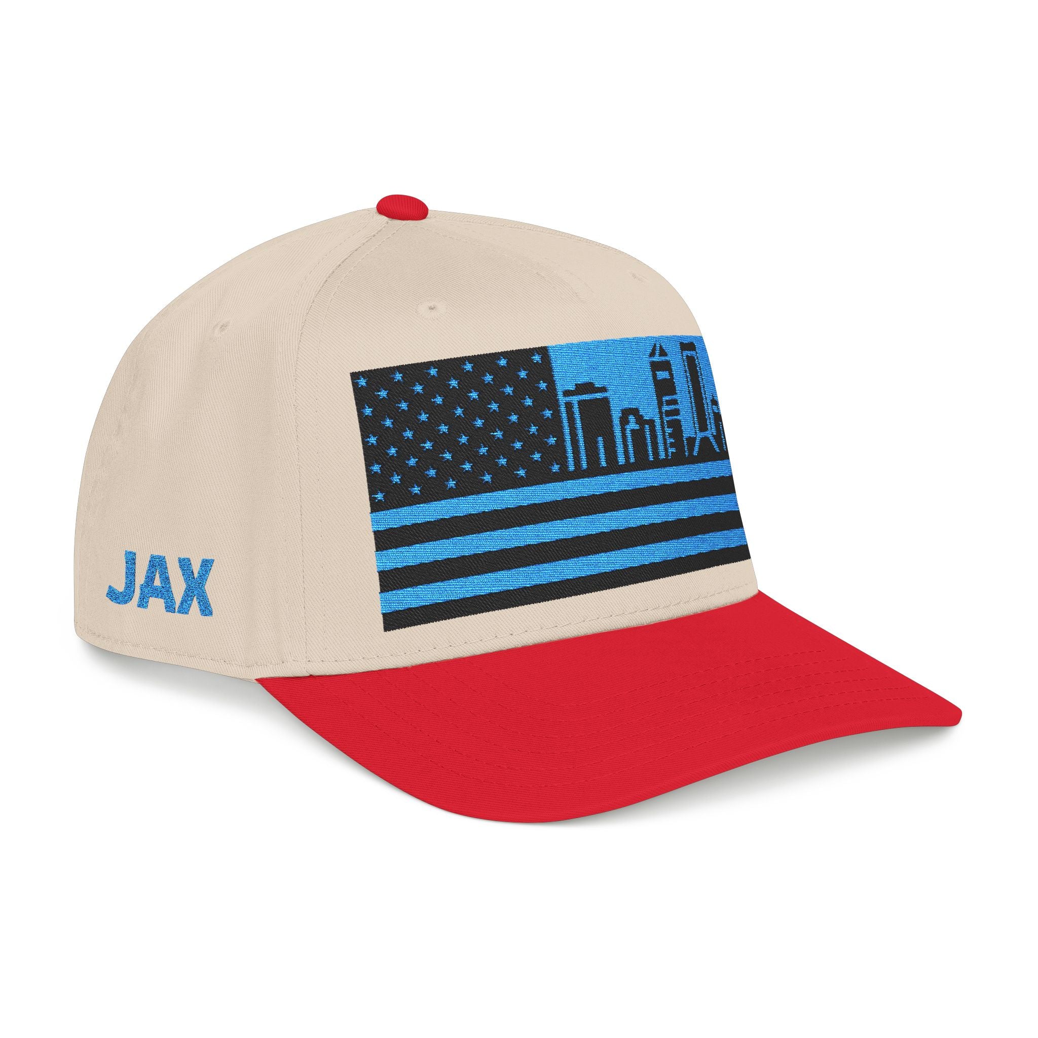 Jacksonville City Skyline Cap - Light Blue/Black