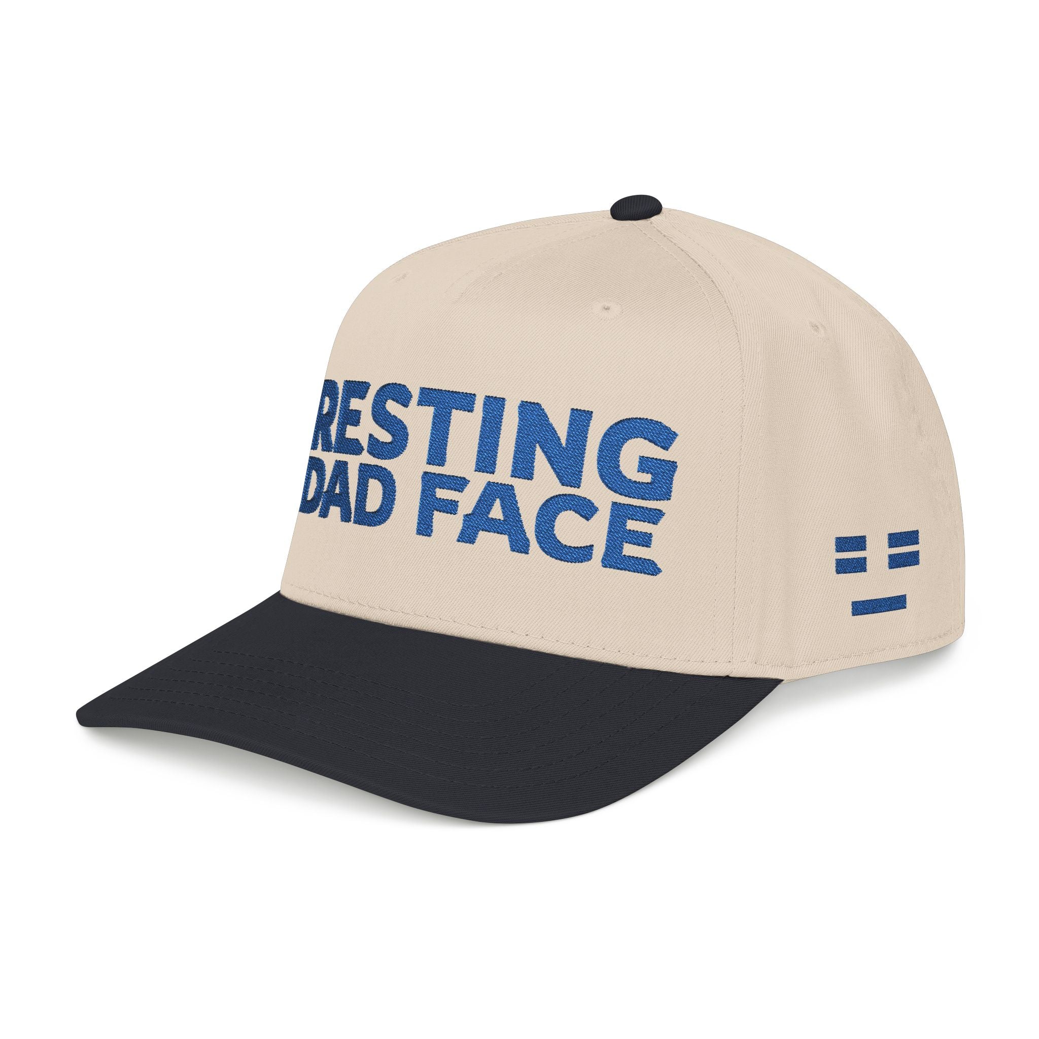 Resting Dad Face Cap - Blue Embroidery