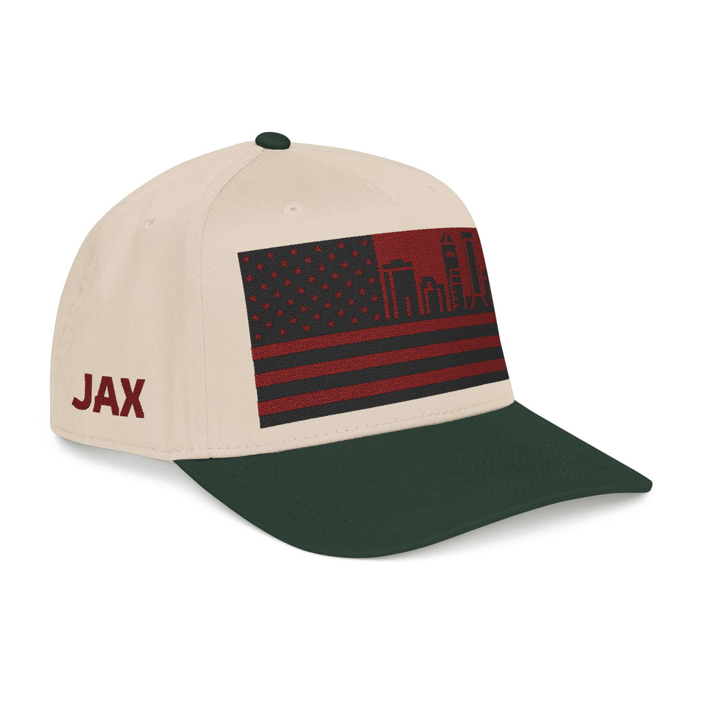 Jacksonville City Skyline Cap - Maroon/Black