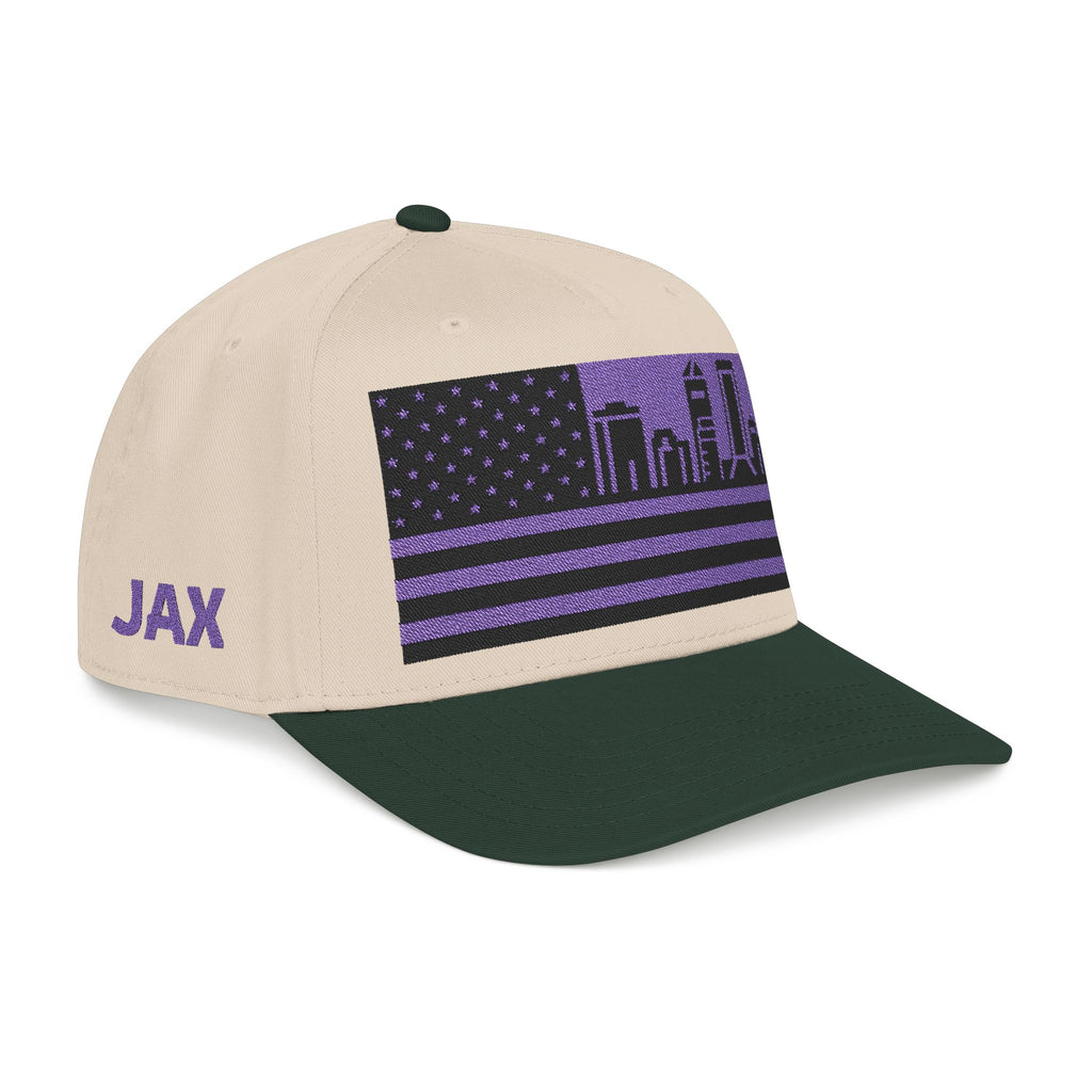 Jacksonville City Skyline Cap - Purple/Black