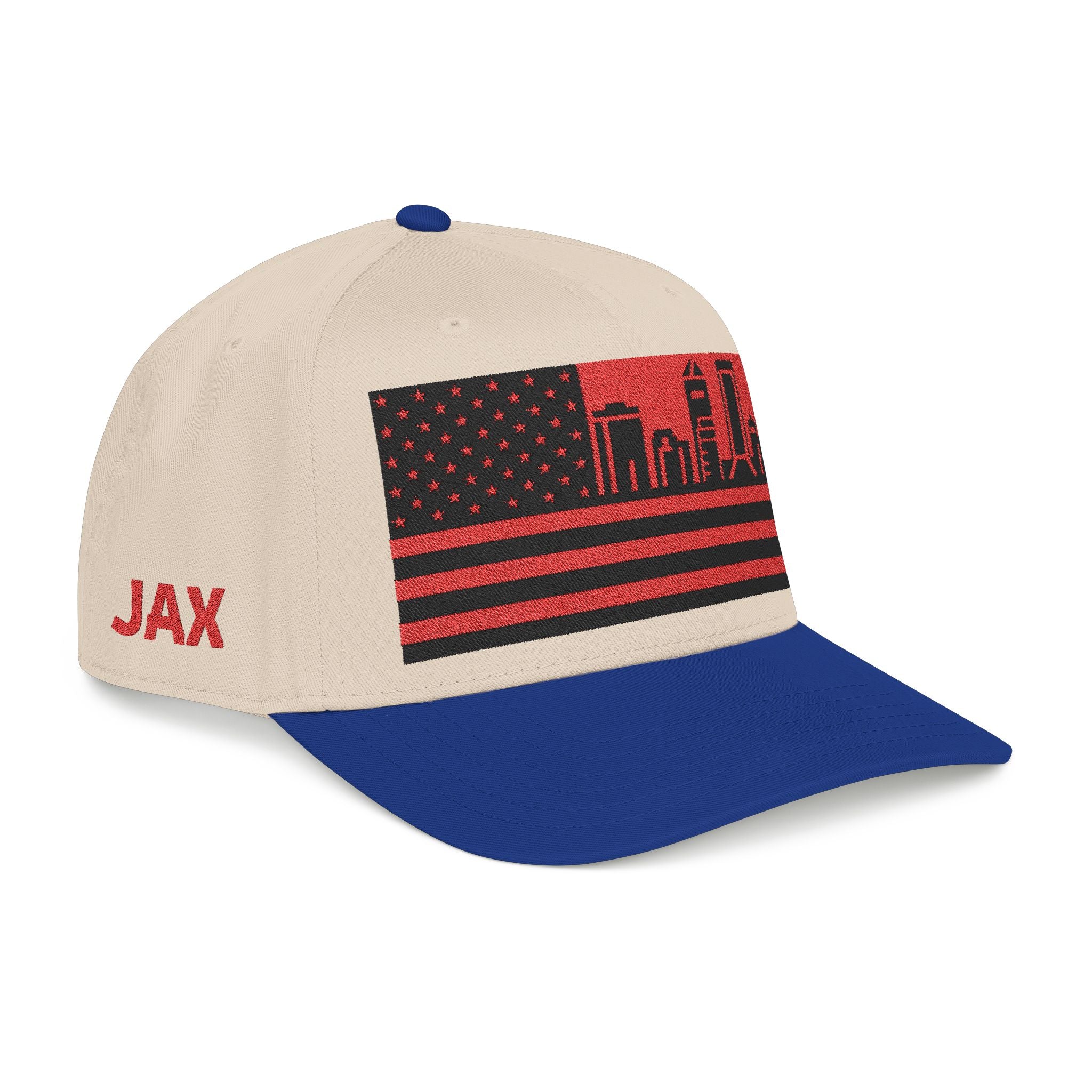 Jacksonville City Skyline Cap - Red/Black