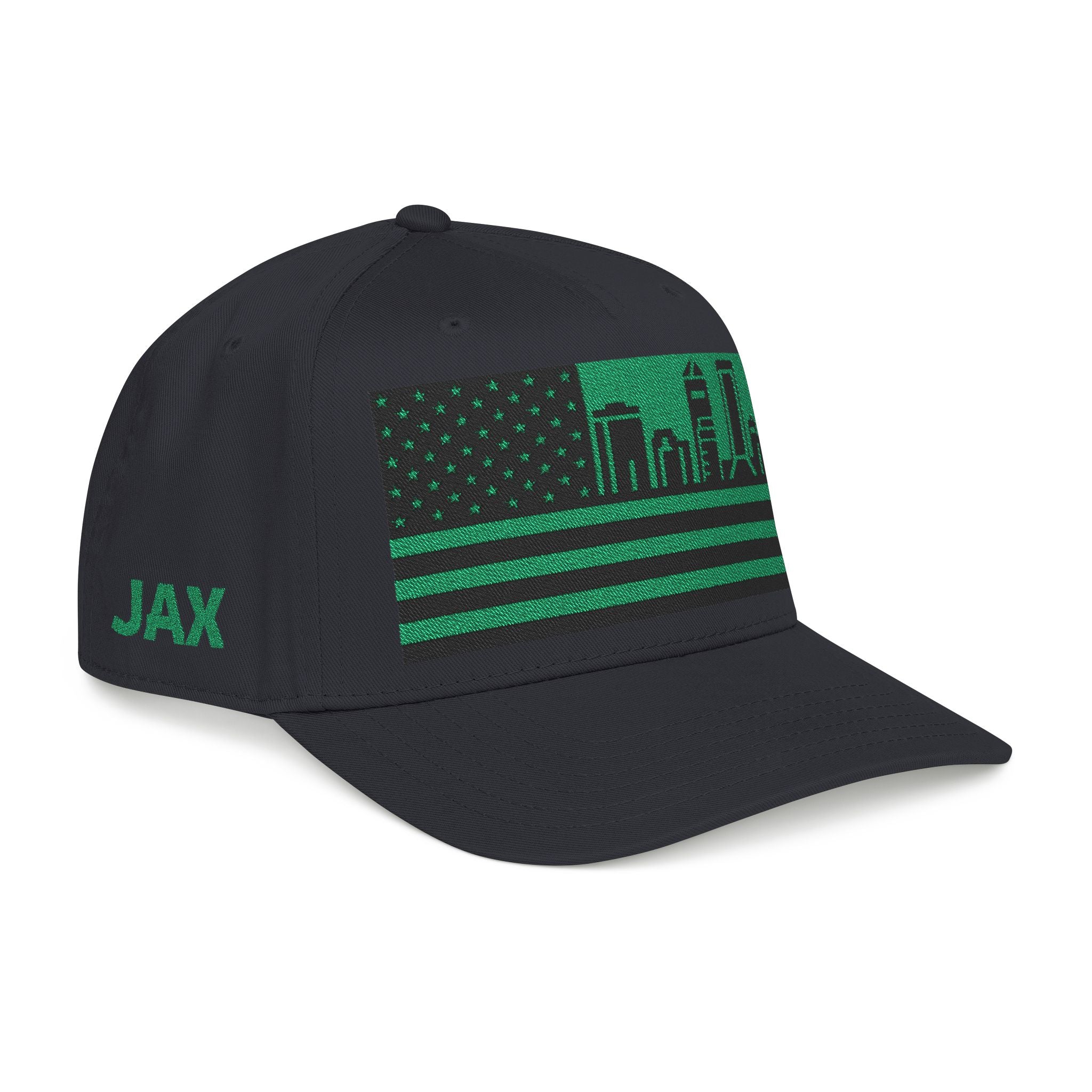 Jacksonville City Skyline Cap - Green/Black