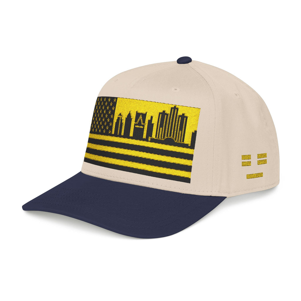 Detroit City Skyline Cap - Yellow/Black Flag