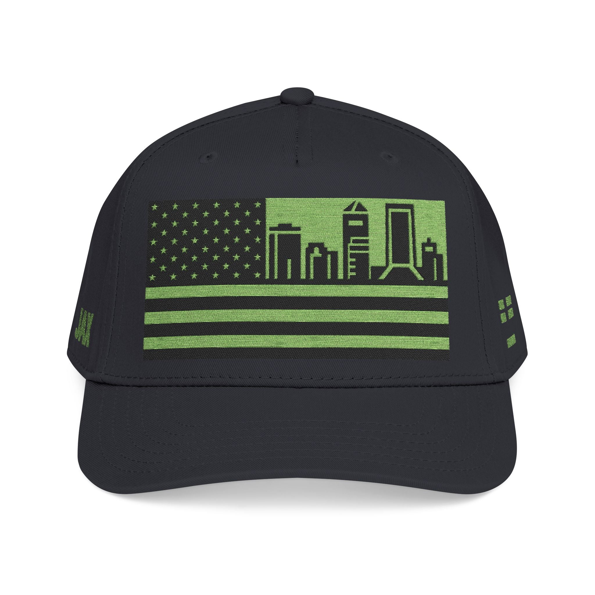 Jacksonville City Skyline Cap - Light Green/Black
