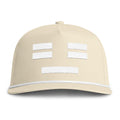 Face Icon Hat - Ivory/White Premium Snapback Cap