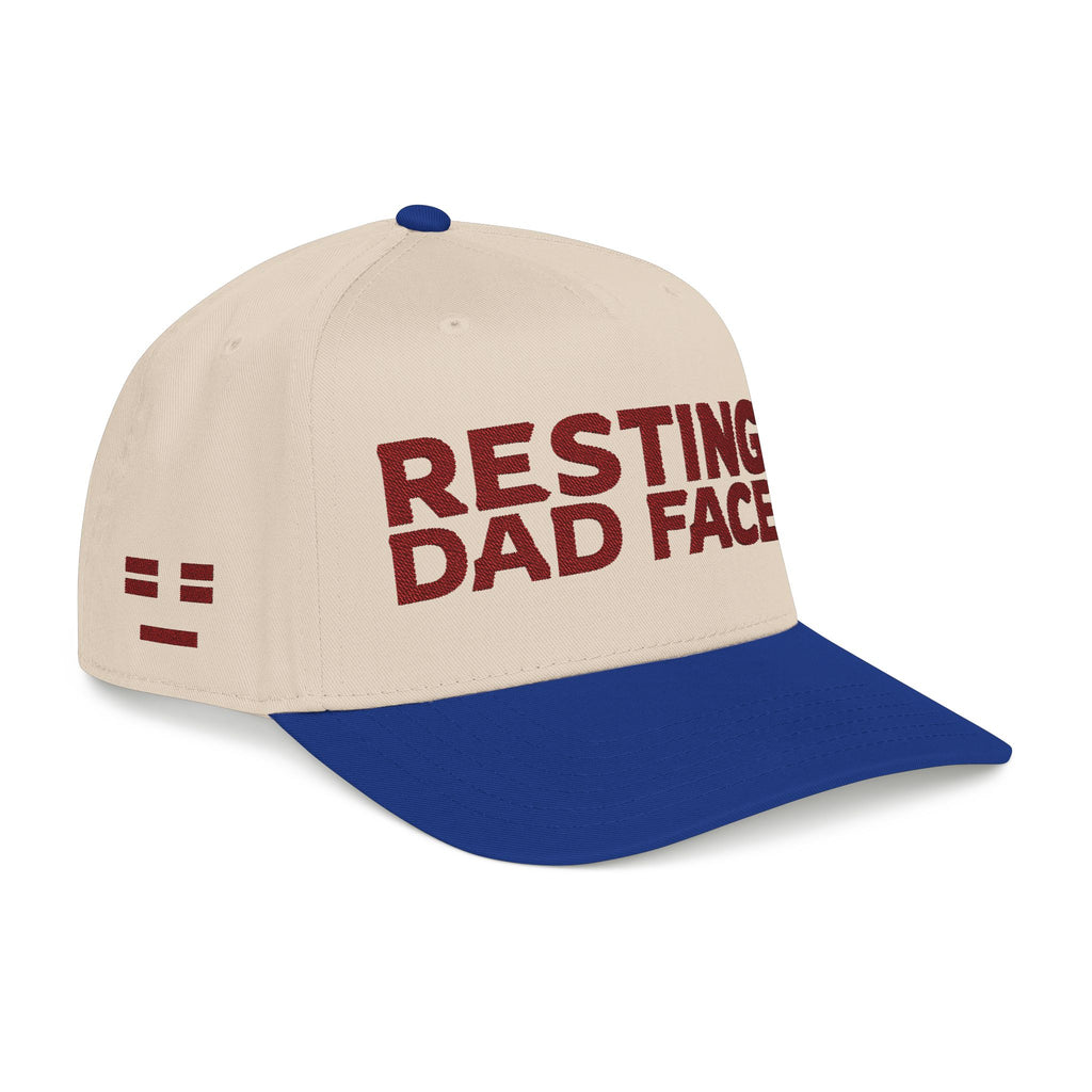 Resting Dad Face Cap - Maroon Embroidery