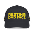 Resting Dad Face Cap - Yellow Embroidery