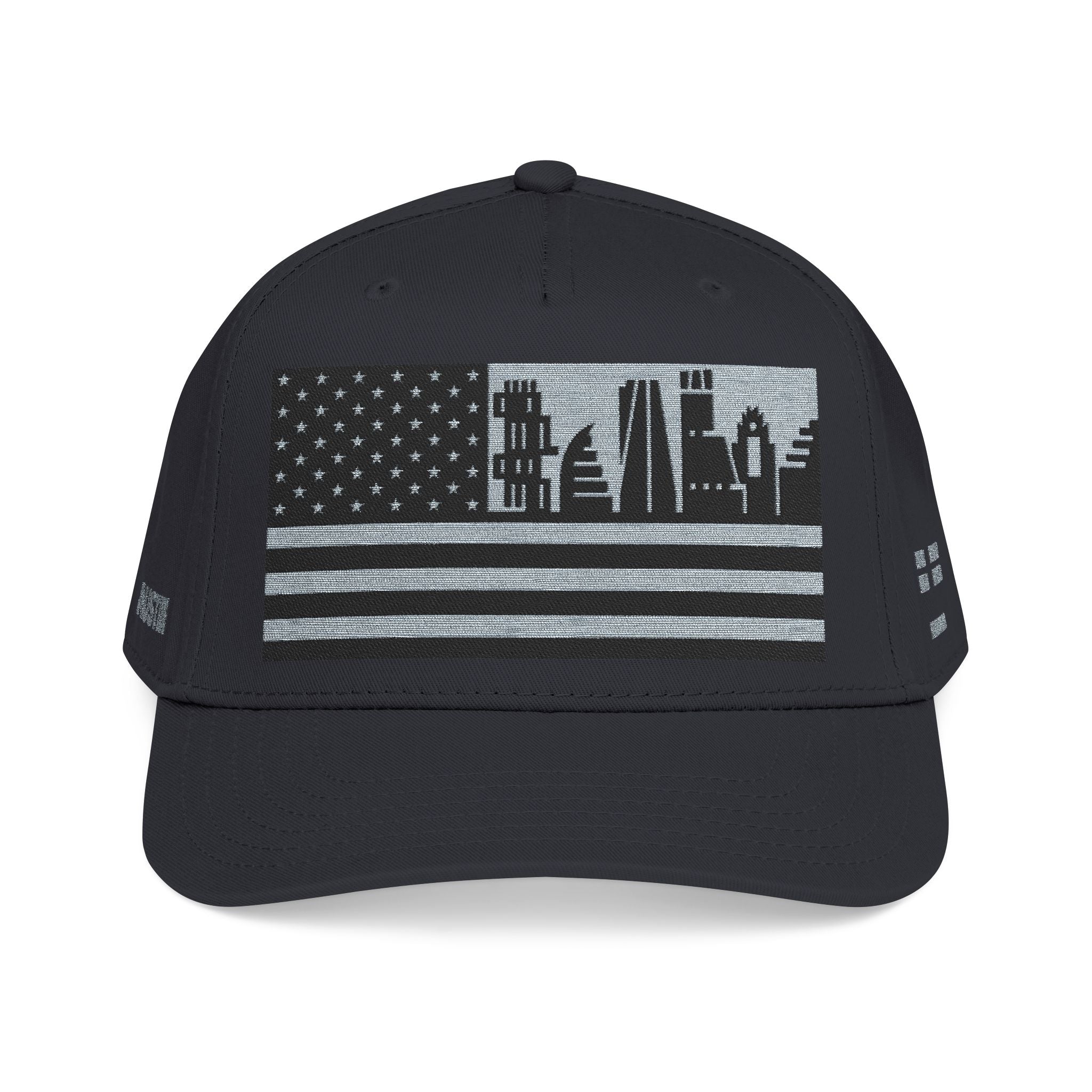 Austin City Skyline Cap - Grey/Black Flag