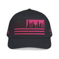 Chicago City Skyline Cap - Pink/Black Flag